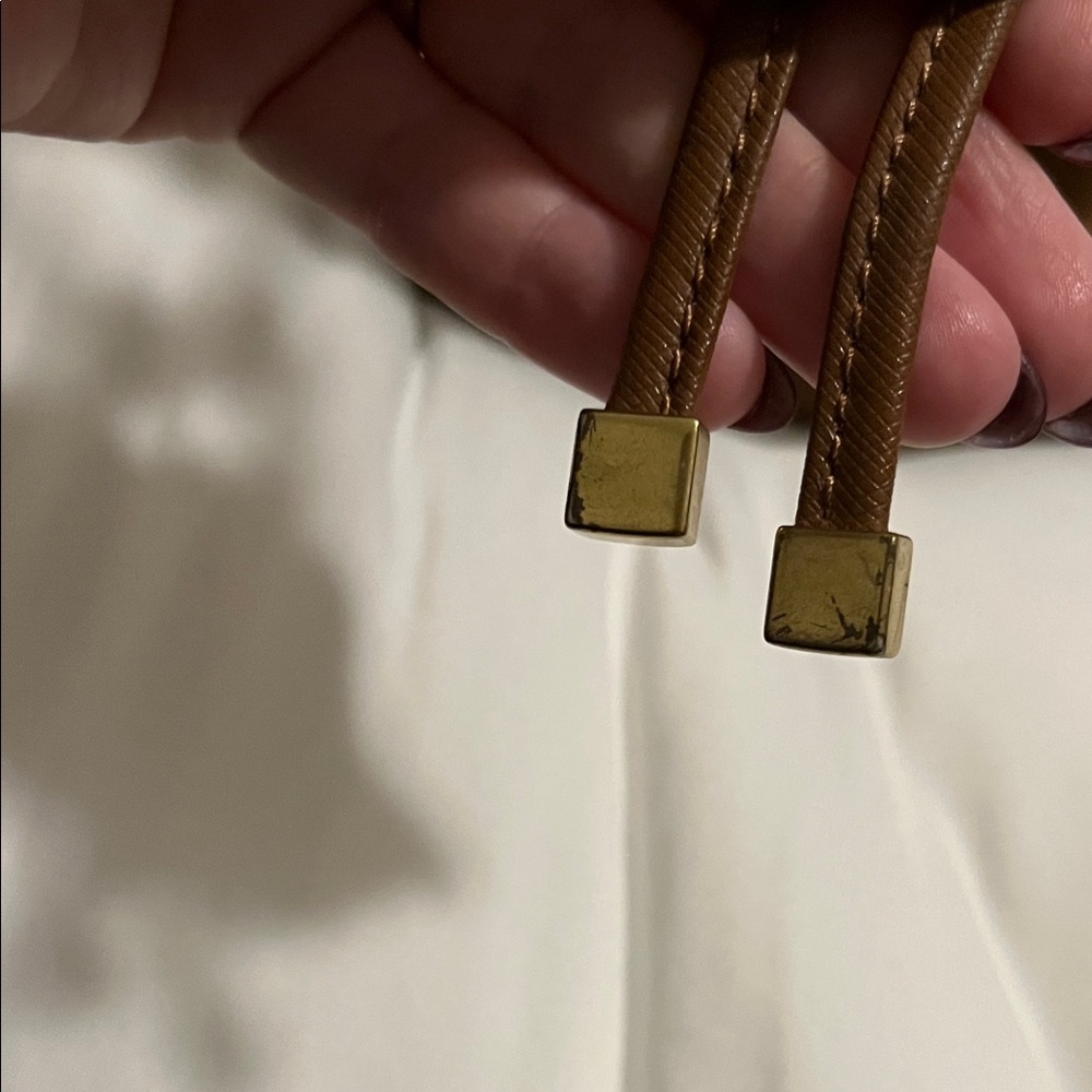 Coach Payton Chestnut Brown Leather Tote with Gold Accents - Picture 6 of 16
